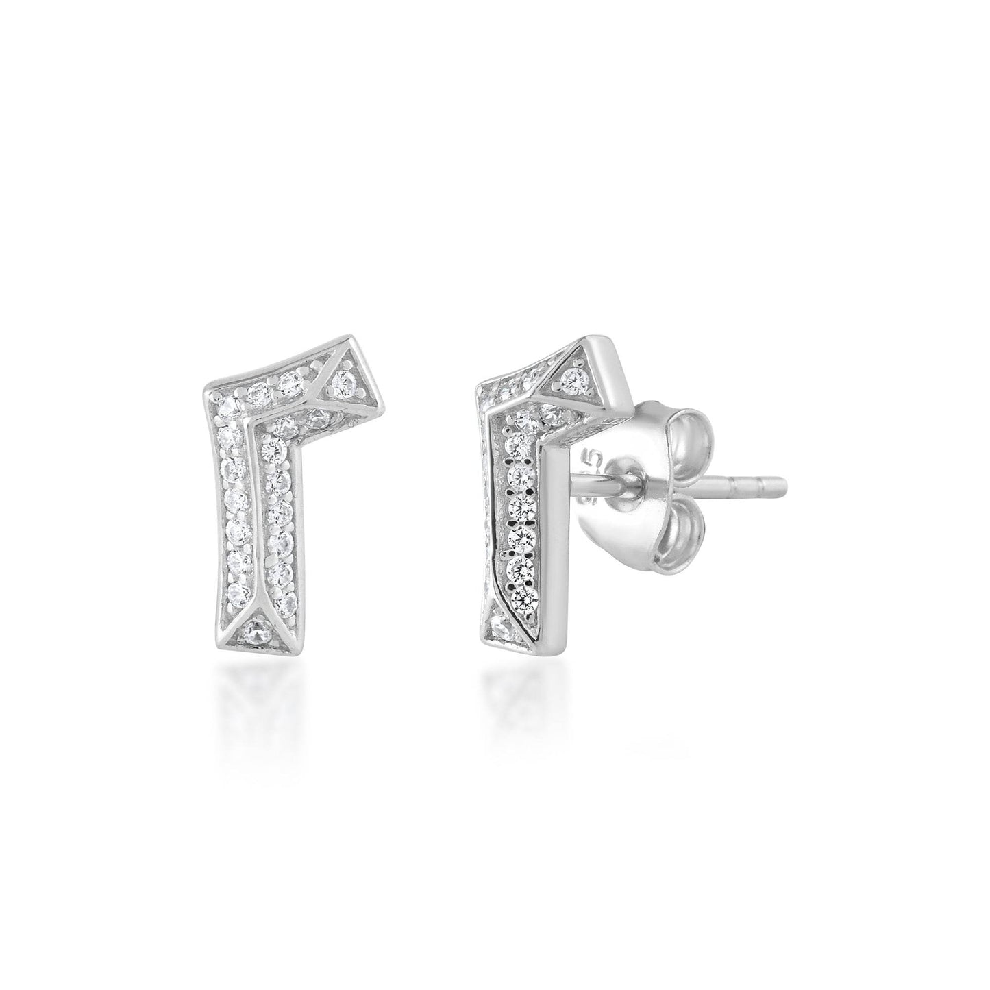 Ariva Silver V Pendant Set - Ariva
