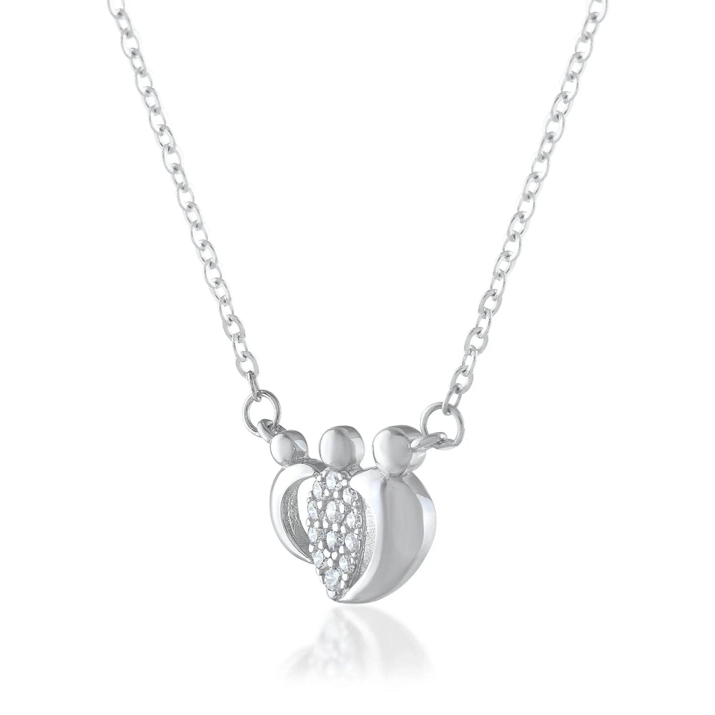 Ariva Silver Heart Necklace - Ariva 