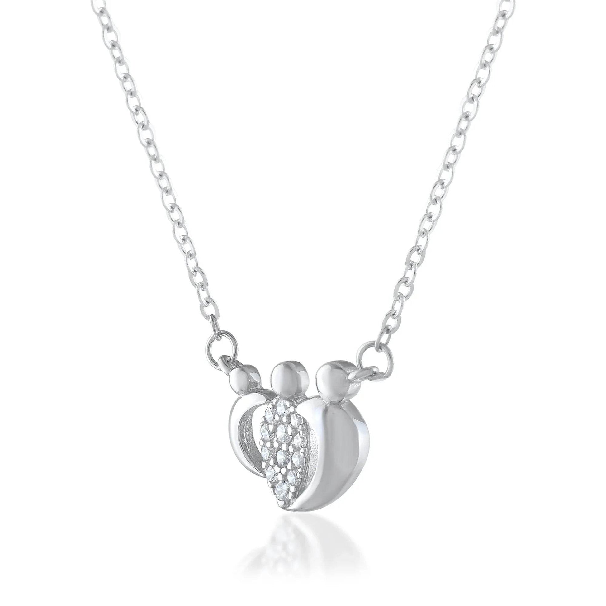 Ariva Silver Heart Necklace - Ariva 