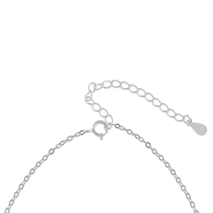 Ariva Silver Moon and Star Necklace - Ariva 