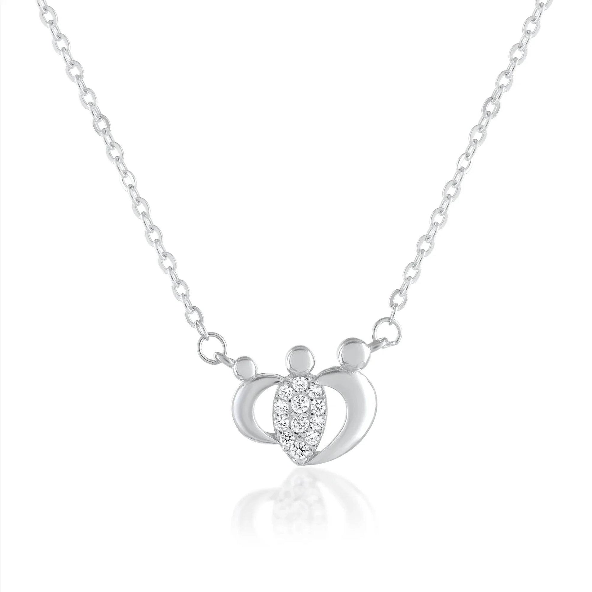 Ariva Silver Heart Necklace - Ariva 