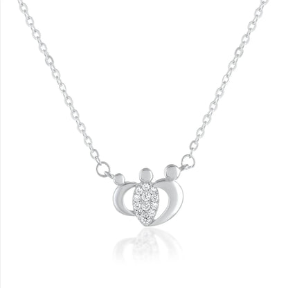 Ariva Silver Heart Necklace - Ariva 