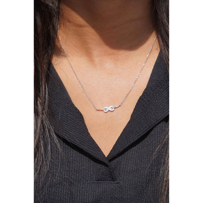 Ariva Silver Infinity Pendant Set - Ariva 