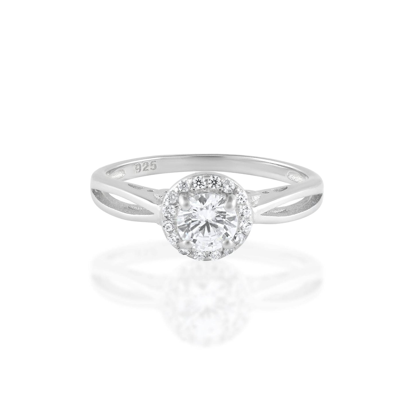 Ariva Silver Engagement Ring - Ariva 