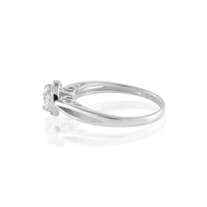 Ariva Silver Engagement Ring - Ariva 