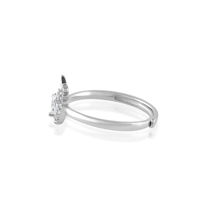 Ariva Silver Deer Heart Ring - Ariva 