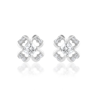 Ariva Silver Flower Earring - Ariva 