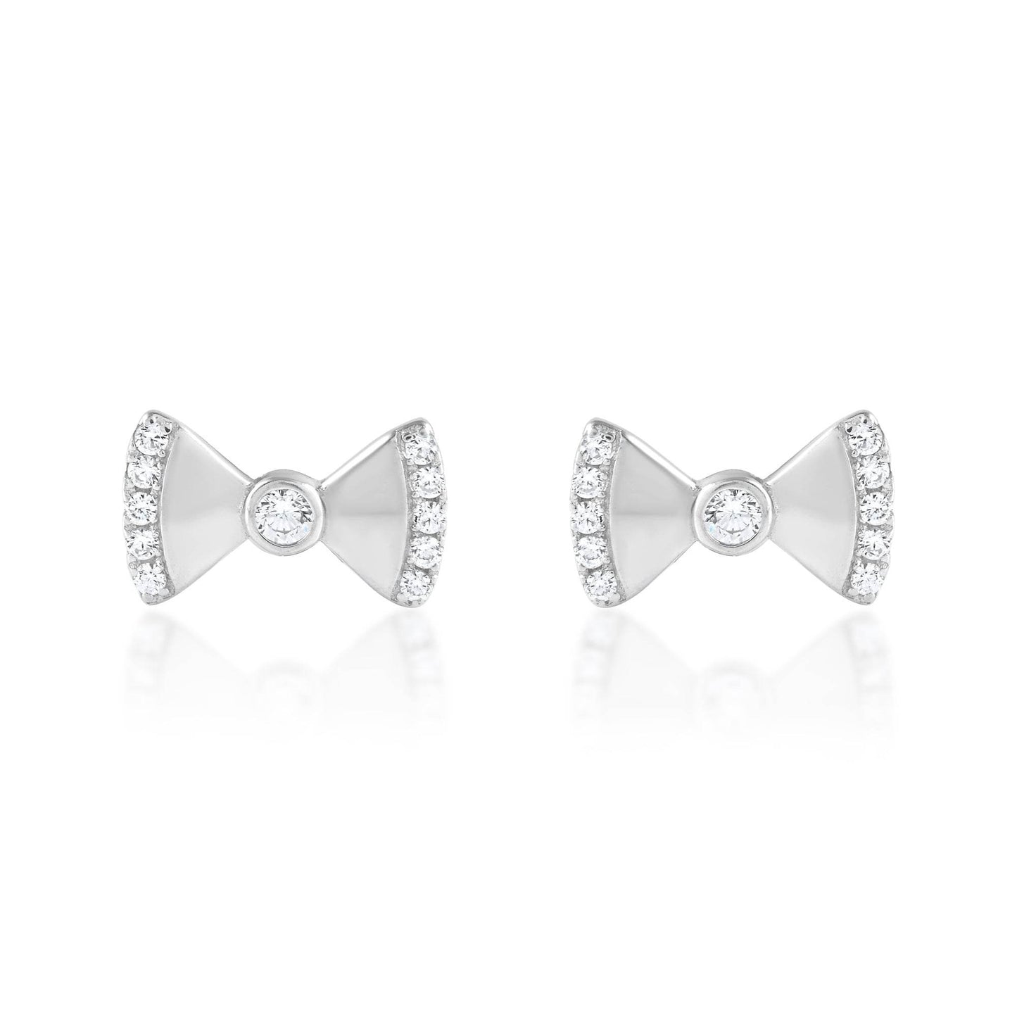 Ariva Silver Bow Earring - Ariva 