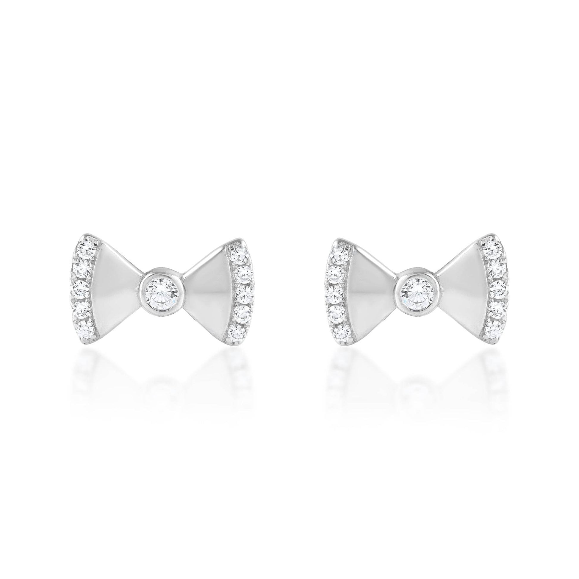 Ariva Silver Bow Earring - Ariva 