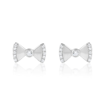 Ariva Silver Bow Earring - Ariva 