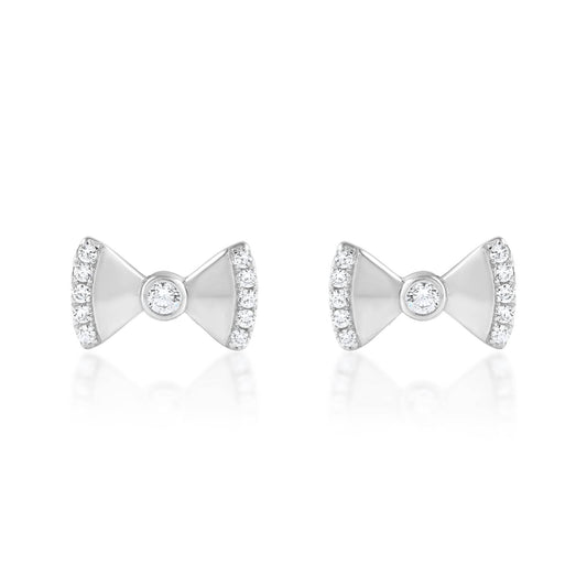 Ariva Silver Bow Earring - Ariva 
