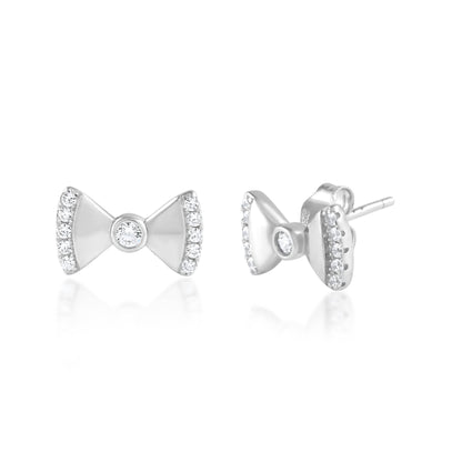 Ariva Silver Bow Earring - Ariva 