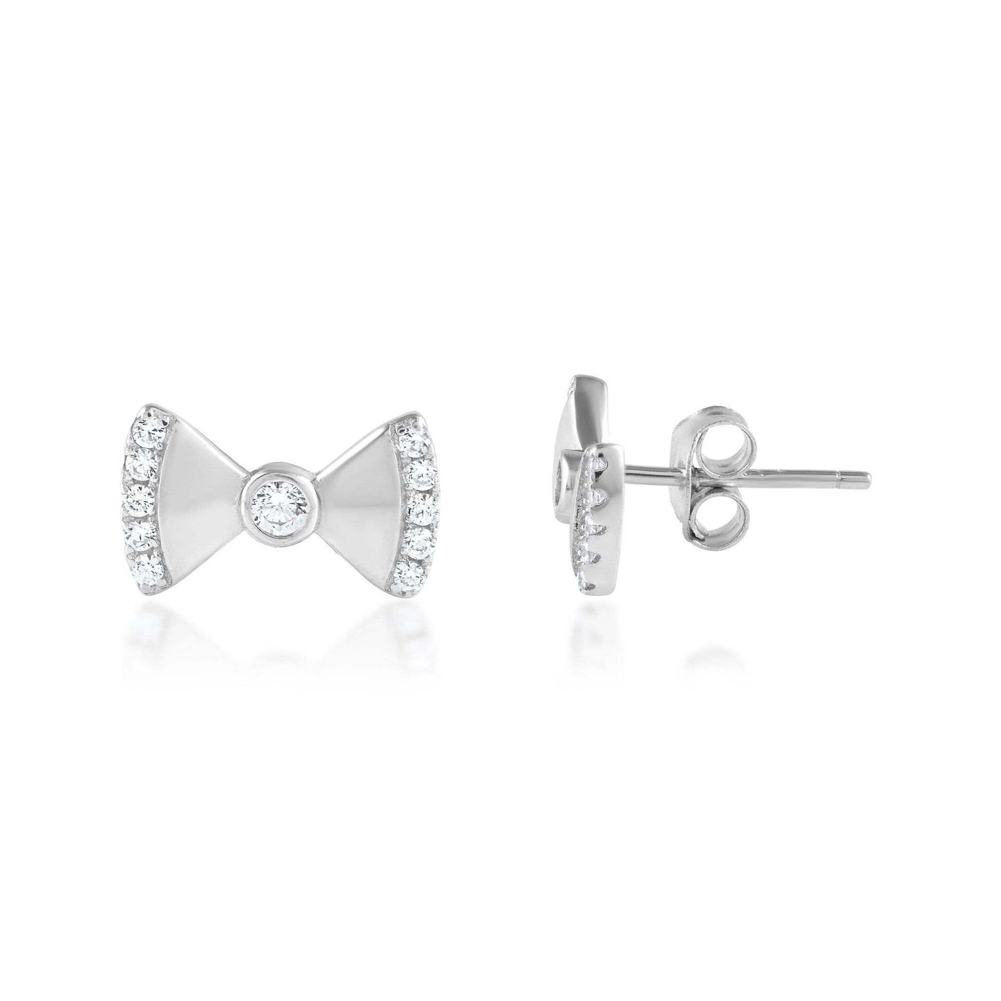 Ariva Silver Bow Earring - Ariva 