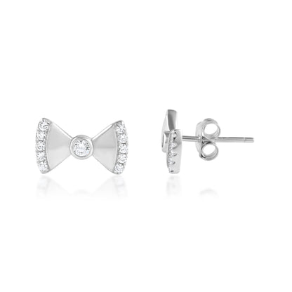 Ariva Silver Bow Earring - Ariva 