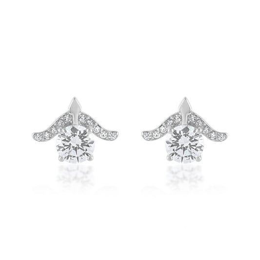 Ariva Silver Bow and Arrow Earring - Ariva 